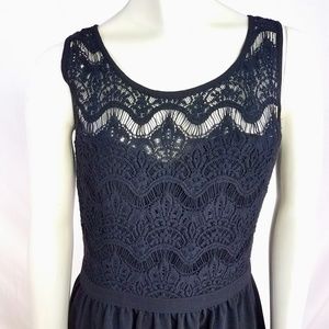 Lilly Pulitzer Lace Black Flare Fit Dress